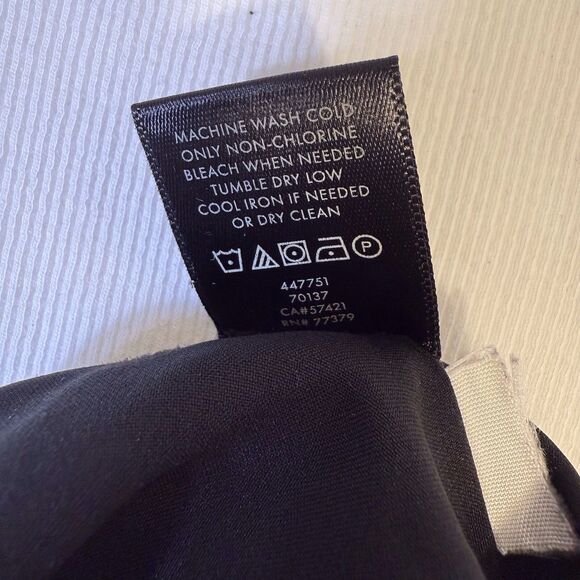 Women Ann Taylor Houndstooth Flounce‎ Sheath Dress Black /White Sz 6 Work Office - Picture 10 of 15